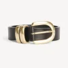 Best By Malene Birger Zoira l&aelig;derb&aelig;lte Black