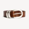 Discount By Malene Birger Zoira l&aelig;derb&aelig;lte DarkBrown