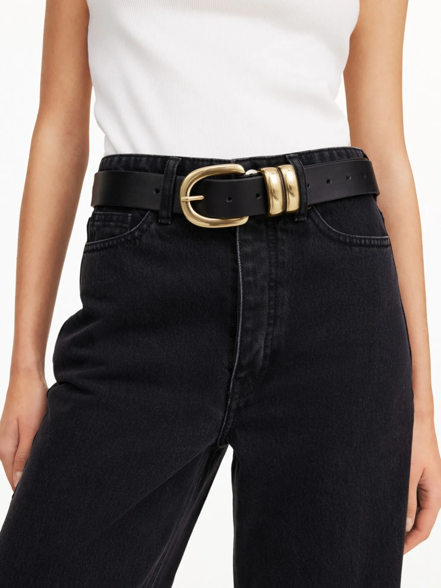 Best By Malene Birger Zoira læderbælte Black